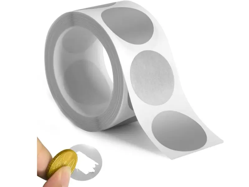 Custom Waterproof  Creative Stickers Packaging Labels Tamper Proof  Scratch off Sticker