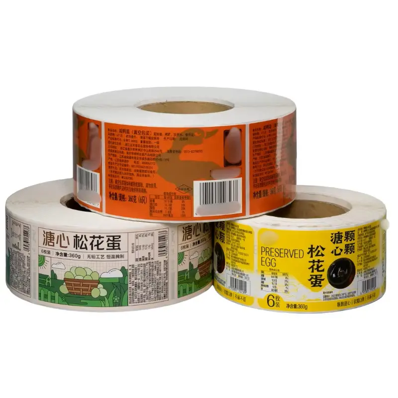 Factory-customized PVC pressure-sensitive labels with hot foil stampin ( (3)