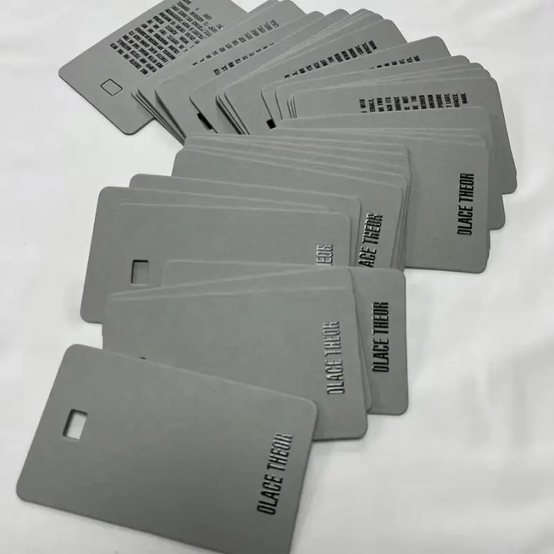 Custom Recycled Embossed Hang Tags for Clothing Brand Labels (6)