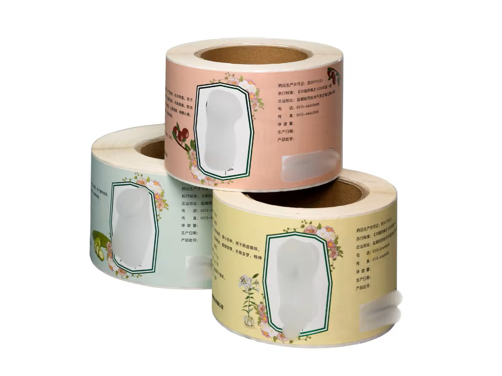 Factory-customized PVC pressure-sensitive labels with hot foil stamping, durable vinyl-1