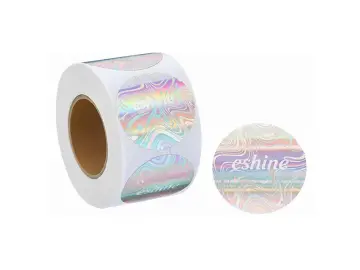 Custom Waterproof Hologram Thank You Stickers Roll