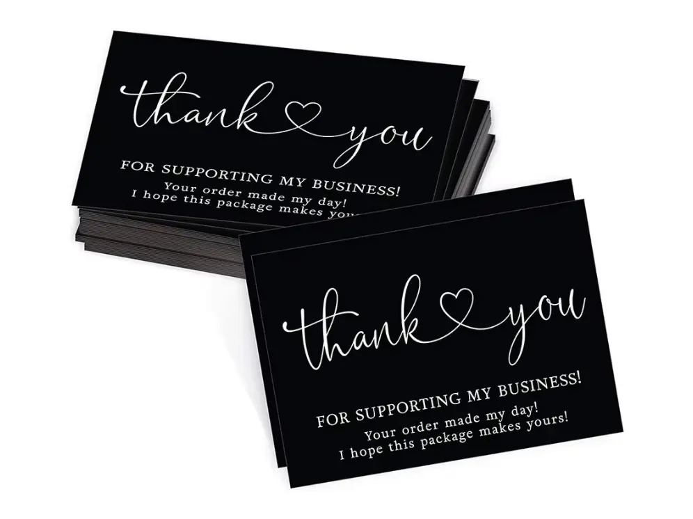 Wholesale Luxury Custom Thank You Cards with Logo, Embossed.jpg