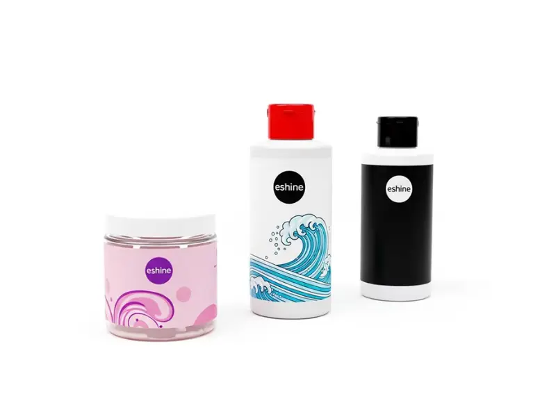 Custom Waterproof Matte Silver Stickers for Medicine Bottles