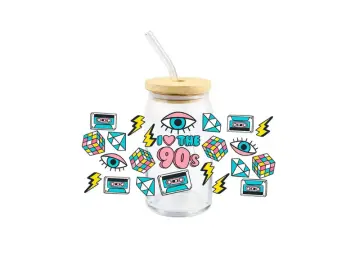 Wholesale custom 3D transfer UV DTF decorative stickers for bottles